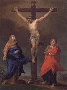 Pompeo Batoni The Cross of Christ, the Virgin and St. John s Evangelical oil